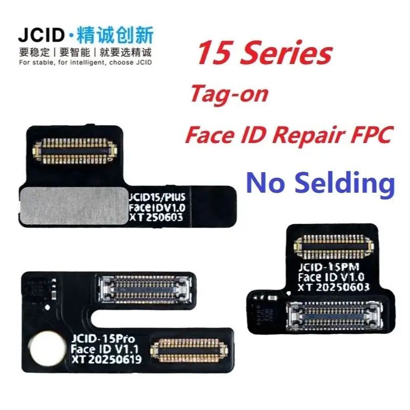 JCID JC Tag-on Face ID Repair FPC Flex Cable for IPhone 13 14 15 16 PRO MAX Dot Matrix Read Write Data Repairing Spare Parts