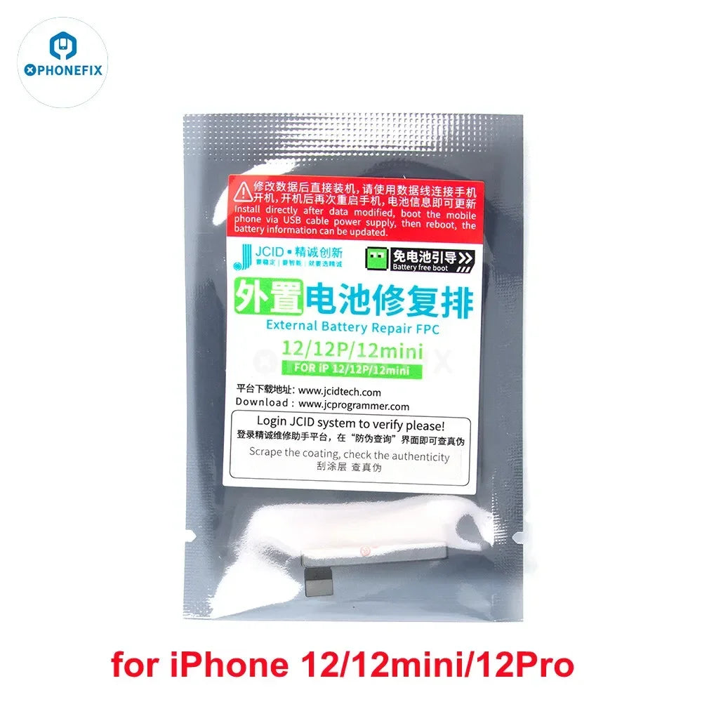 JCID V1SE Battery Repair Flex Cable FPC  Battery Externel Tag Flex for iPhone 11 12 13 14 15 Battery Health Information Modify