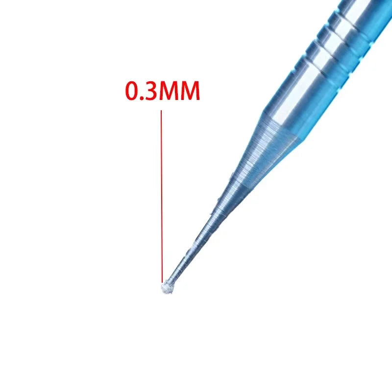 Rabbitfix 0.3mm/0.4mm Grinding Needle Ultra-fine High Hardness Ball Needle 2.35mm Engraving Mobile Phone Repair Tool