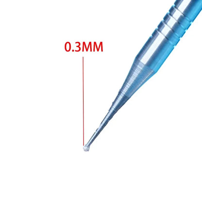 Rabbitfix 0.3mm/0.4mm Grinding Needle Ultra-fine High Hardness Ball Needle 2.35mm Engraving Mobile Phone Repair Tool