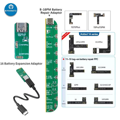 JC Battery Repair Flex Cable JCID V1SE V1S PRO Battery Tag on Flex Cable for iPhone SE 11 -15 17PM Battery Warning Health Repair