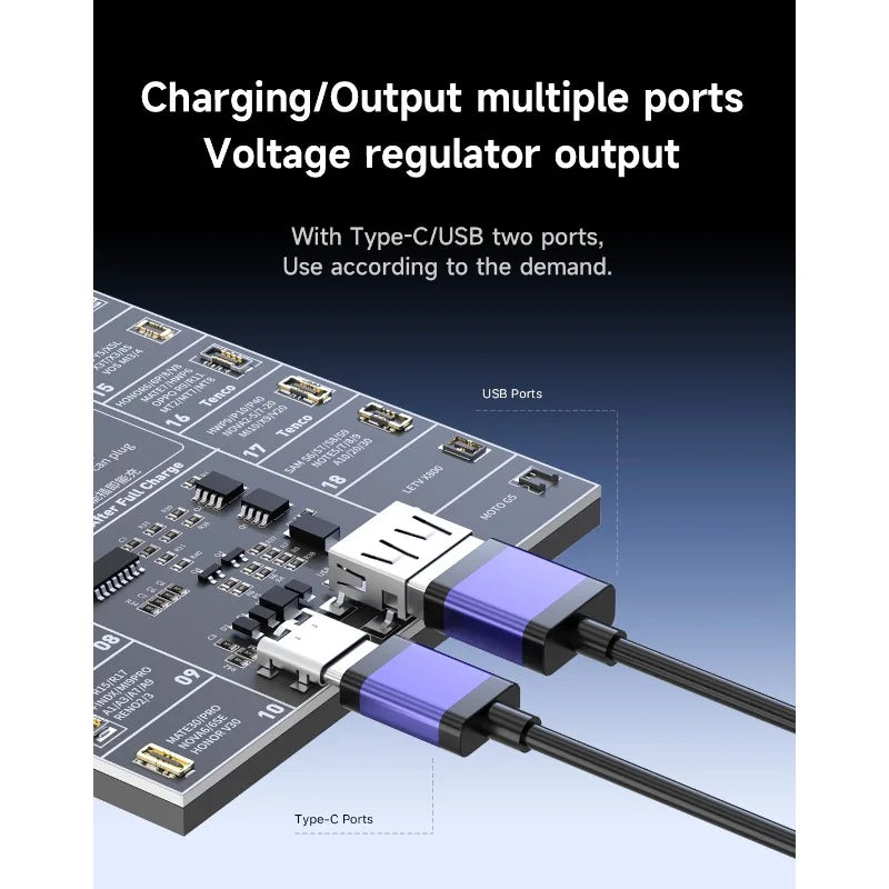 MECHANIC Pro20 Max20 Battery Activation Detection Board Battery Fast Charge for iPhone Huawei Sam Android One-click Activation