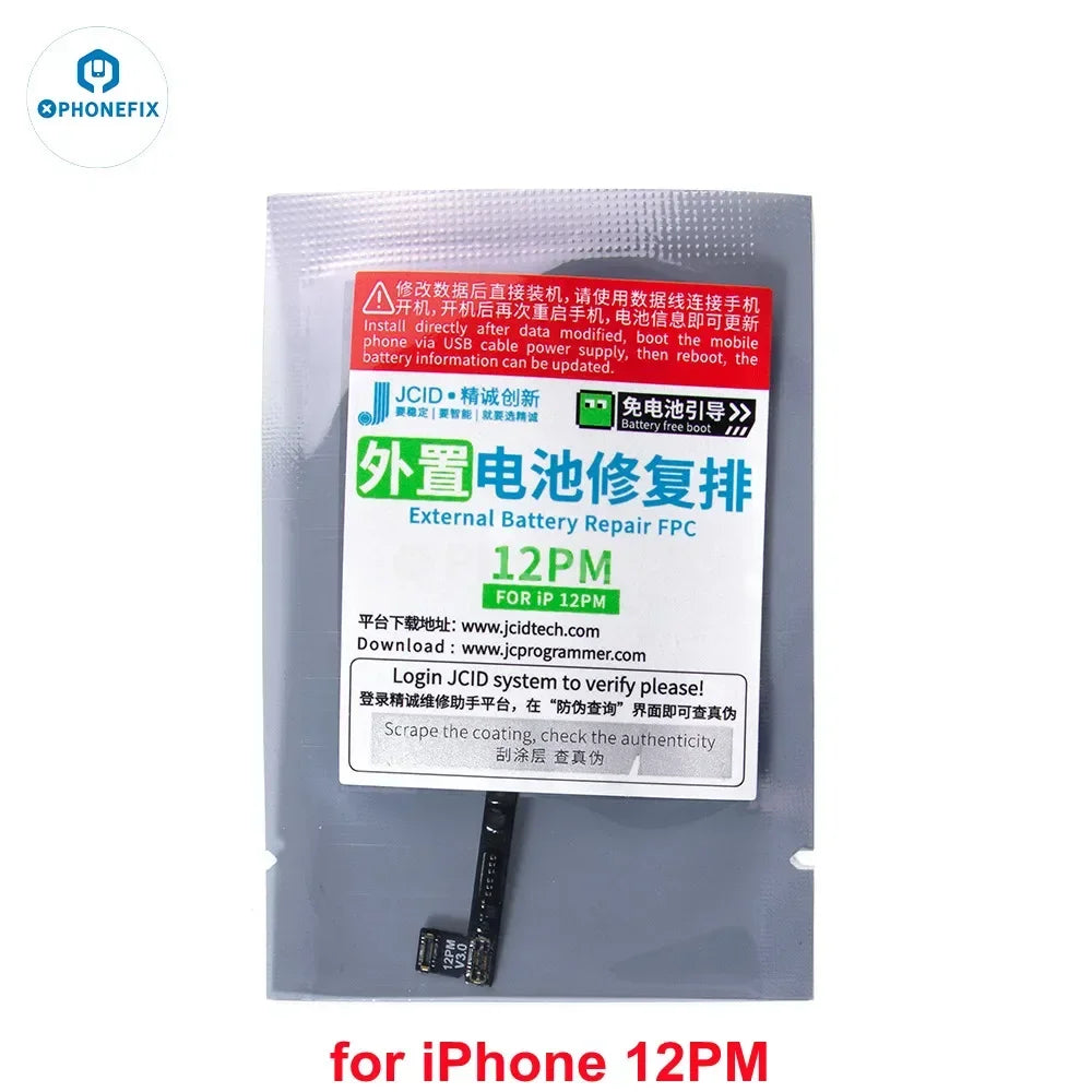 JCID V1SE Battery Repair Flex Cable FPC  Battery Externel Tag Flex for iPhone 11 12 13 14 15 Battery Health Information Modify