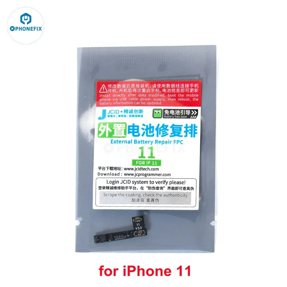 JCID V1SE Battery Repair Flex Cable FPC  Battery Externel Tag Flex for iPhone 11 12 13 14 15 Battery Health Information Modify