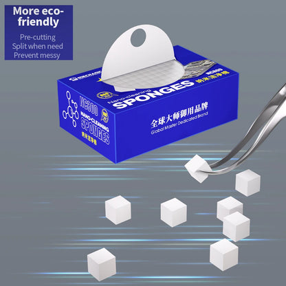 MECHANIC NC800 Nano-cleaning Sponges High density cotton No slagging for PCB Motherboard Back Cover Glass Camera Cleaning Tool